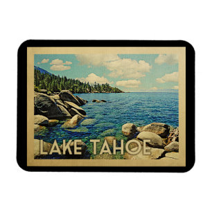 Imán Viaje del vintage del lago Tahoe