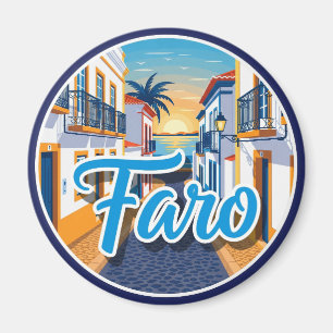 Imán Viaje en Algarve de Faro Portugal