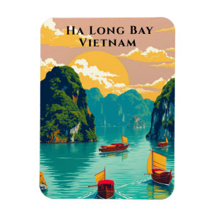 Imán Viaje en barco por Ha Long Bay Vietnam