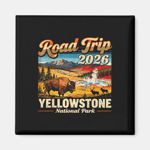 Imán Viaje en carretera 2026 parque nacional yellowston