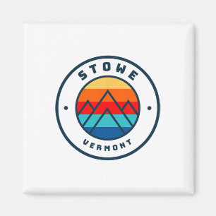 Imán Viaje en familia Stowe Vermont Skip Snowboard Ski