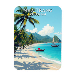 Imán Viaje en Playa de Vietnam en Nha Trang