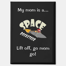 Imán Viaje espacial de un rockero