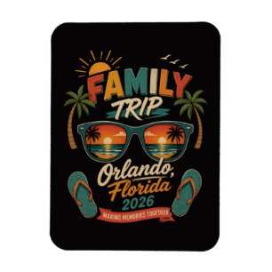 Imán Viaje Familiar Orlando Florida 2026