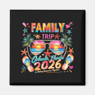Imán Viaje Familiar Orlando Florida 2026 Creando Recuer