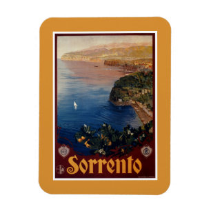 Imán Viaje italiano de Sorrento de los años 20 del