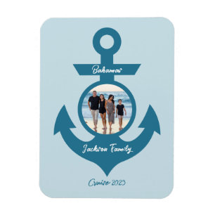Imán Viaje personalizado en familia de cruceros con tu 