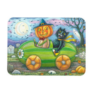 IMÁN VIAJE POR CARRETERA HALLOWEEN, AMIGOS DE JACK Y GA