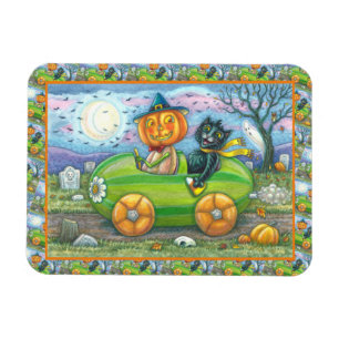 IMÁN VIAJE POR CARRETERA HALLOWEEN, AMIGOS DE JACK Y GA