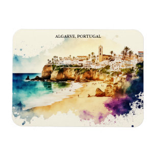 Imán Viaje por la acuarela en Portugal