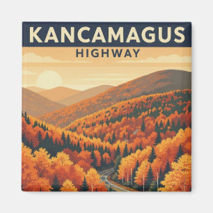 Imán Viaje por la autopista New Hampshire Kancamagus