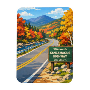 Imán Viaje por la Kancamagus Highway en New Hampshire