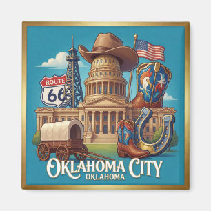 Imán Viaje por la ruta de Oklahoma City