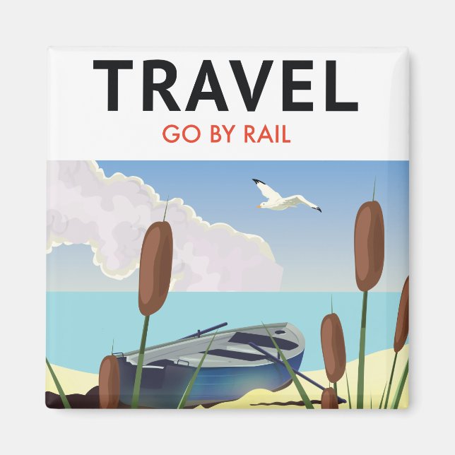 Imán Viaje por Rail Two-Tone Coffee Mug (Frente)