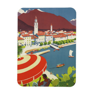 Imán Viaje Suiza del vintage