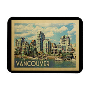 Imán Viaje Vancouver Canadá Vintage