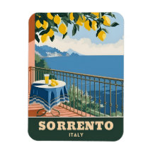 Viaje Vintage Sorrento Italia Retro