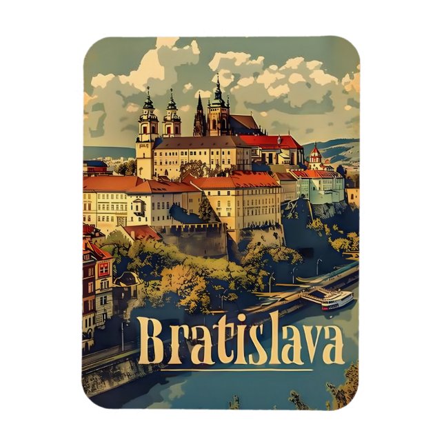 Imán Viaje y cosecha de Bratislava (Vertical)