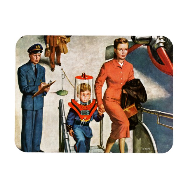 Imán Viajero espacial (Horizontal)