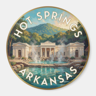 Imán Viajes a Hot Springs Arkansas Bathhouse Row