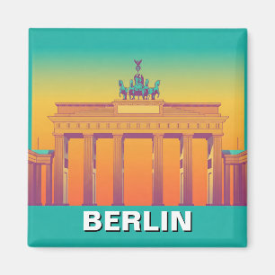 Imán Viajes abstractos de la Puerta de Brandenburgo en 