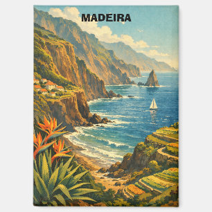 Imán Viajes Acantilados Costeros de Madeira Portugal Vi