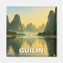 Viajes al río Li de Guilin China