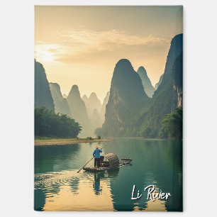 Imán Viajes al río Li de Guilin China