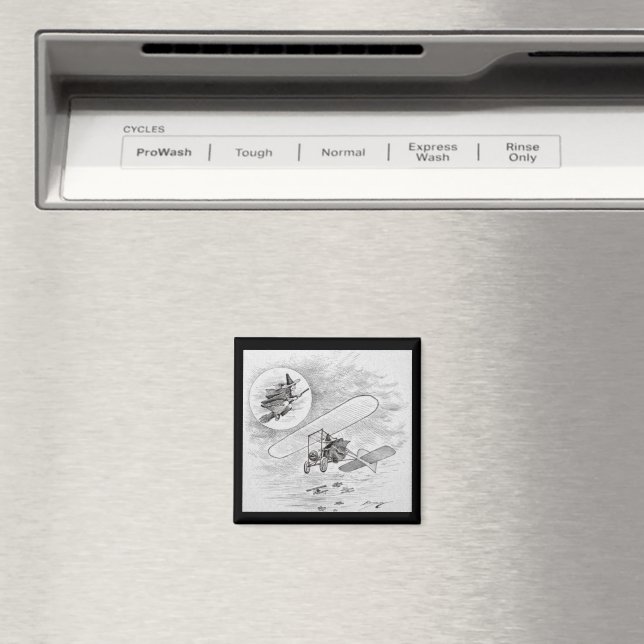 Imán Viajes antiguos a modernos (In situ (lavavajillas))