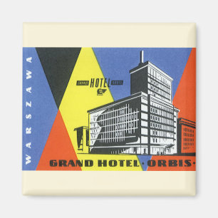 Imán Viajes antiguos Europa, Varsovia (Warszawa), Polon