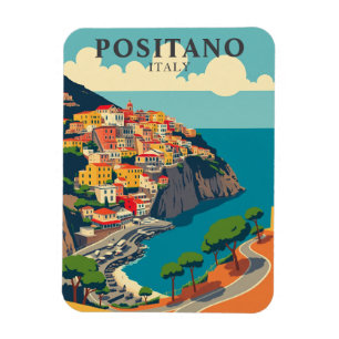 Imán Viajes costeros de la Vintage Positano Italia