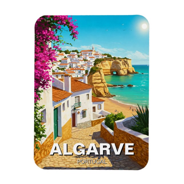 Imán Viajes de Algarve Portugal (Vertical)