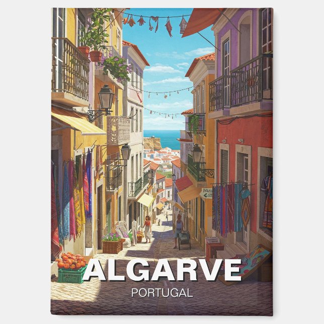 Imán Viajes de Algarve Portugal (Anverso)