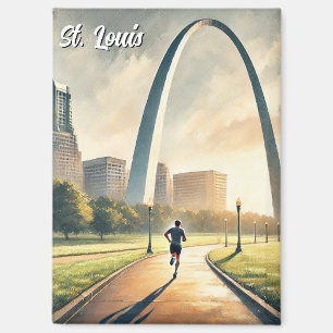 Imán Viajes de arco de la puerta de enlace de St Louis