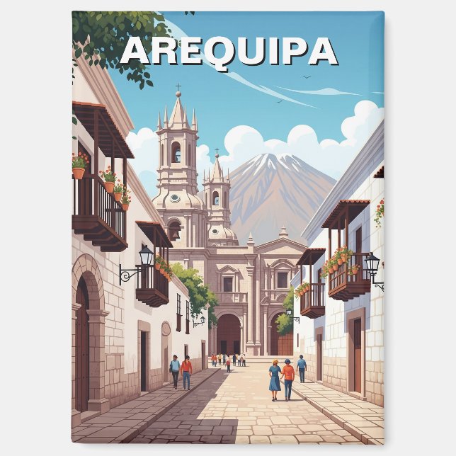Imán Viajes de Arequipa Perú (Anverso)