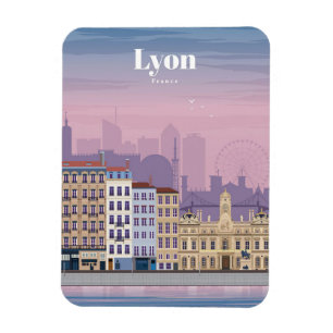 Imán Viajes De Arte De Viaje A Lyon France