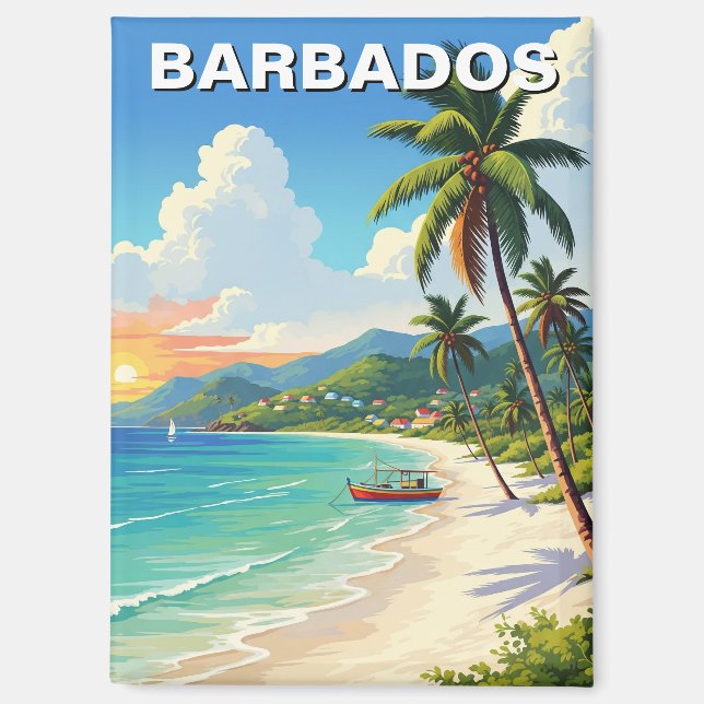 Imán Viajes de Barbados (Anverso)