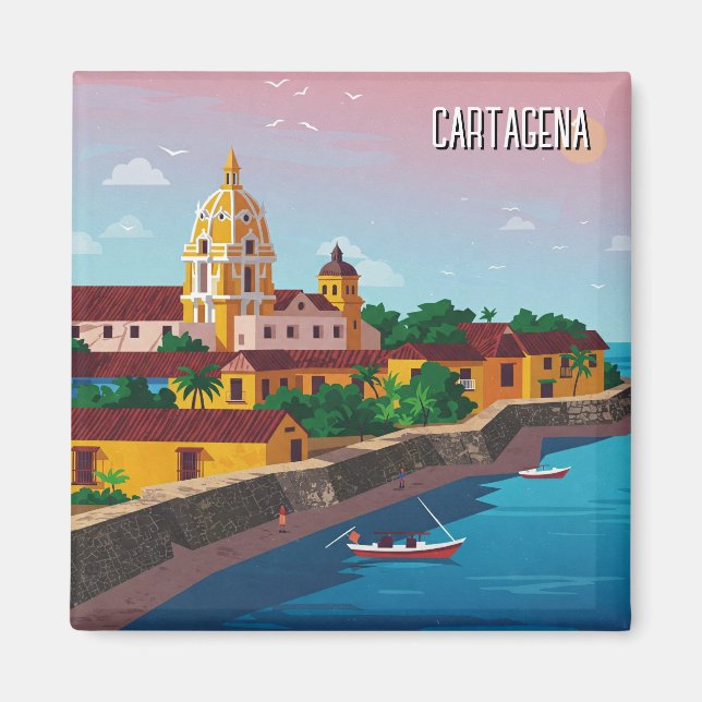 Imán Viajes de Cartagena Colombia (Frente)