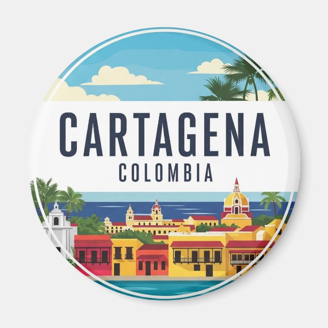 Imán Viajes de Cartagena Colombia (Frente)