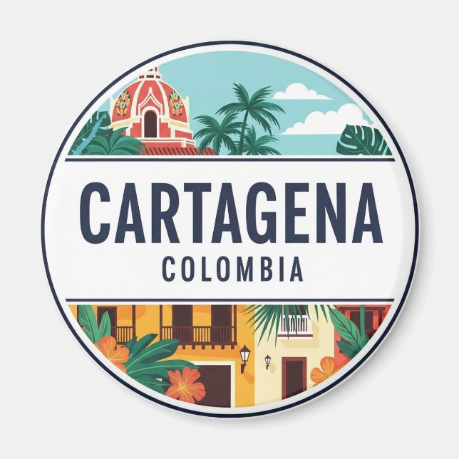 Imán Viajes de Cartagena Colombia (Frente)