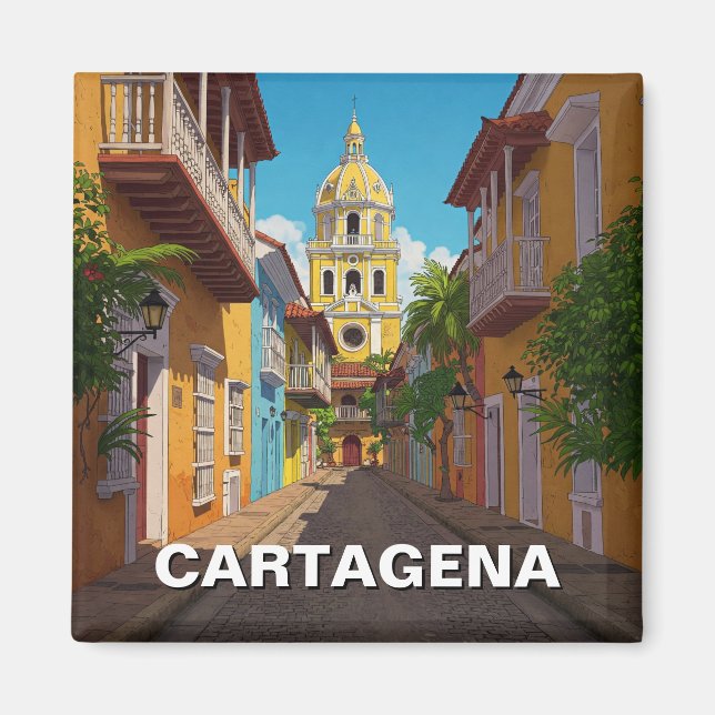 Imán Viajes de Cartagena Colombia (Frente)