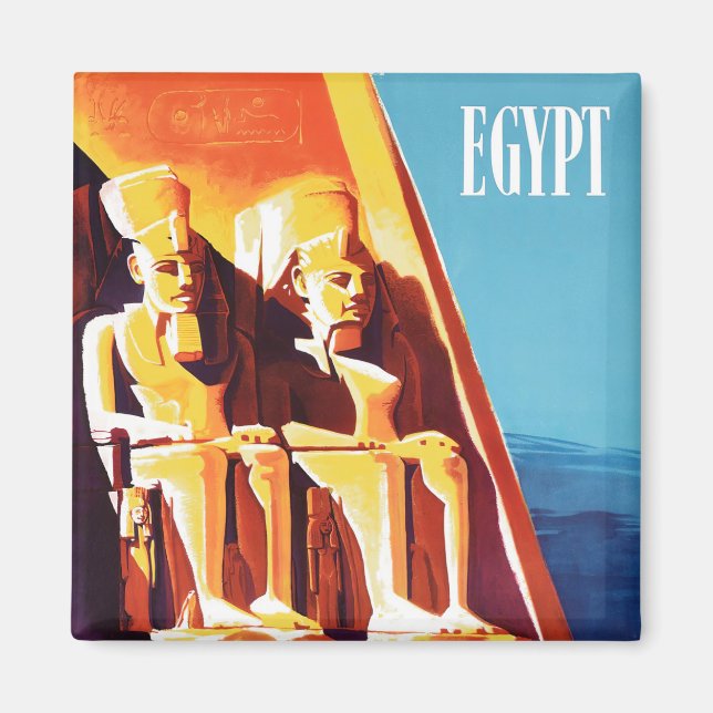 Imán Viajes de cosecha de Abu Simbel Egipto (Frente)