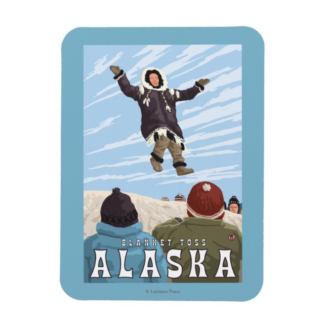 Imán Viajes de cosecha de cosecha de alaska (Vertical)