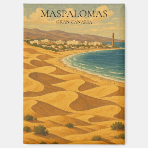 Imán Viajes de cosecha Maspalomas, dunas de Gran Canari