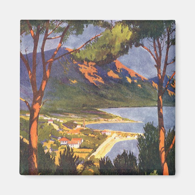 Imán Viajes de época, Ciudad del Cabo, una ciudad en Su (Frente)