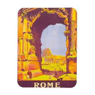 Imán Viajes de época, Coliseo en Roma Italia Italiano