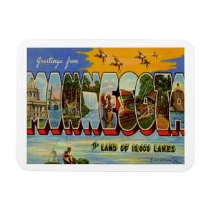 Imán Viajes de época de Minnesota