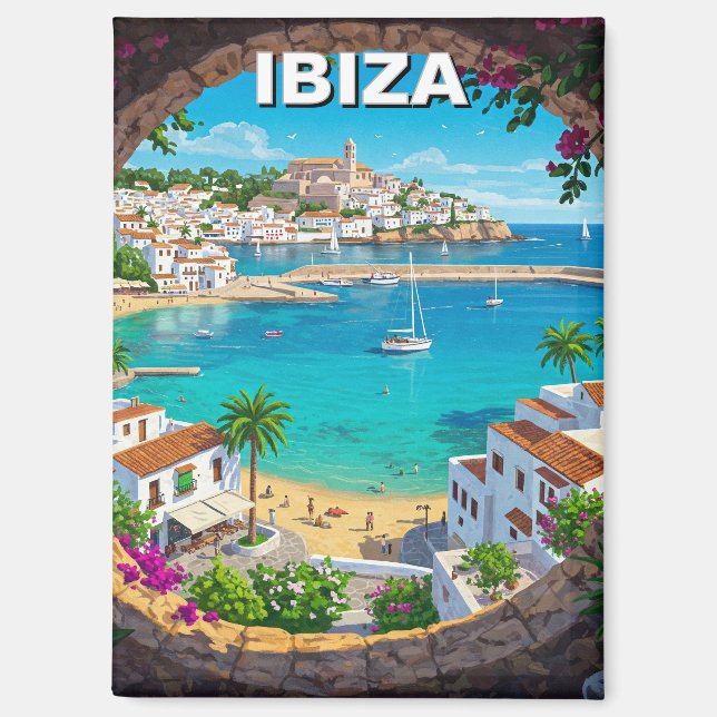 Imán Viajes de España en Ibiza (Anverso)