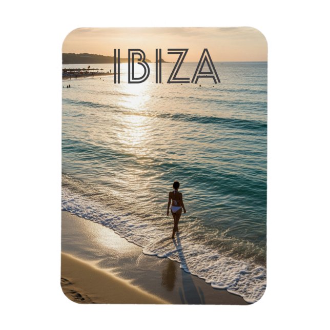 Imán Viajes de España en Ibiza (Vertical)