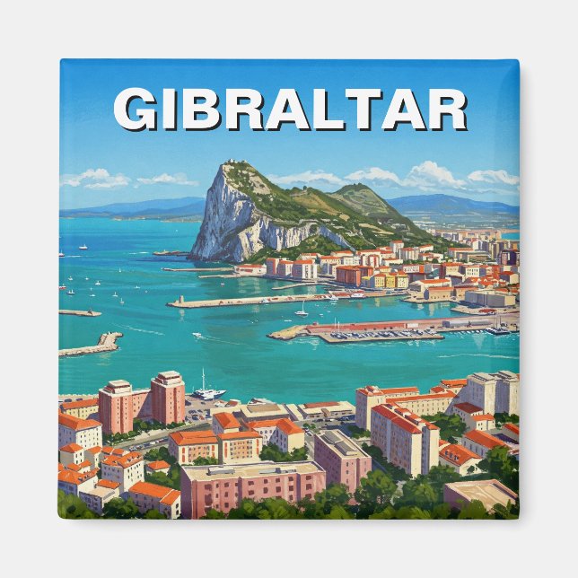 Imán Viajes de Gibraltar (Frente)